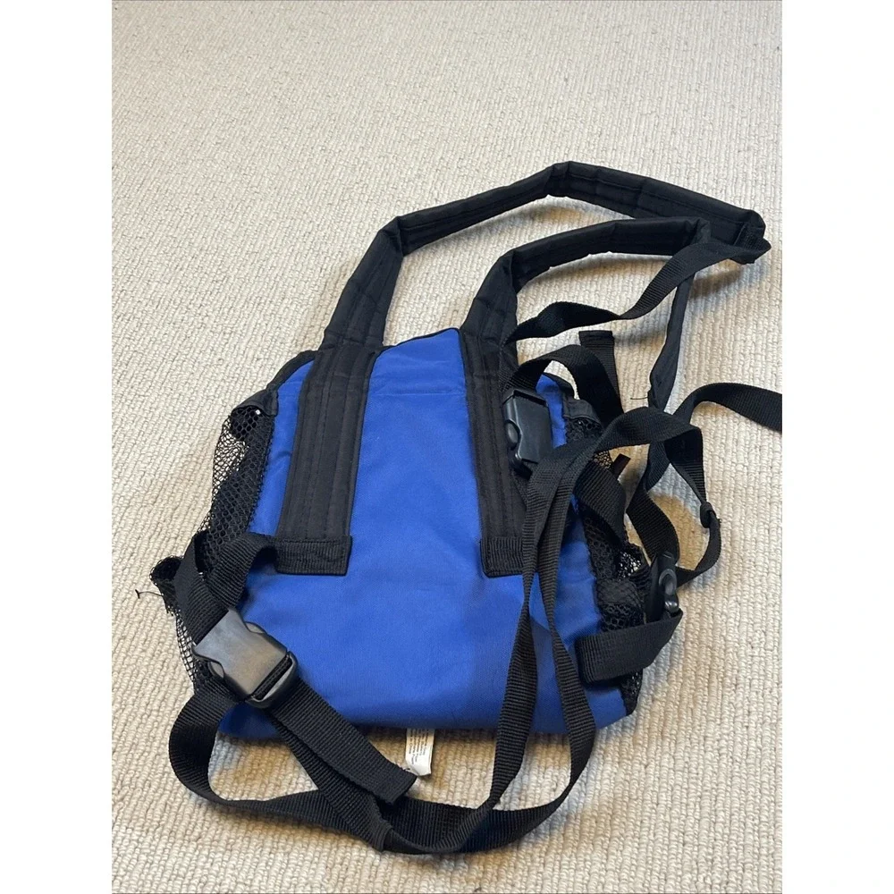 Outward Hound Pet-A-Roo Dog Front Carrier Size SMALL Blue Soft Carrier NEW